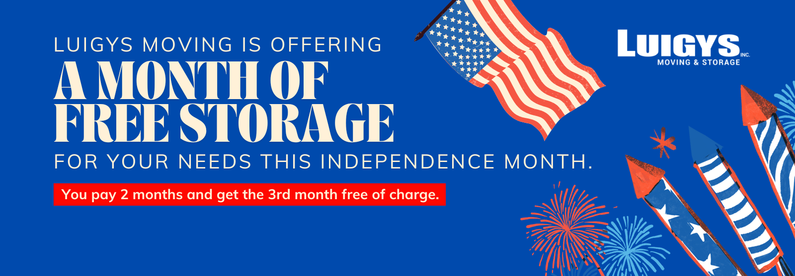 Luigys moving and Storage full service move special offer